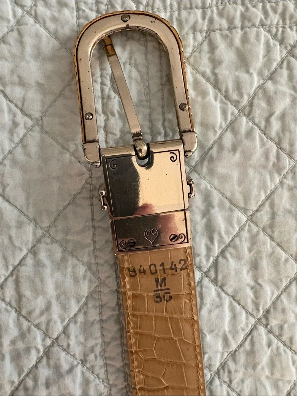 Brighton reversible leather belt.